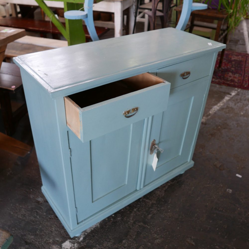 Turquoise commode