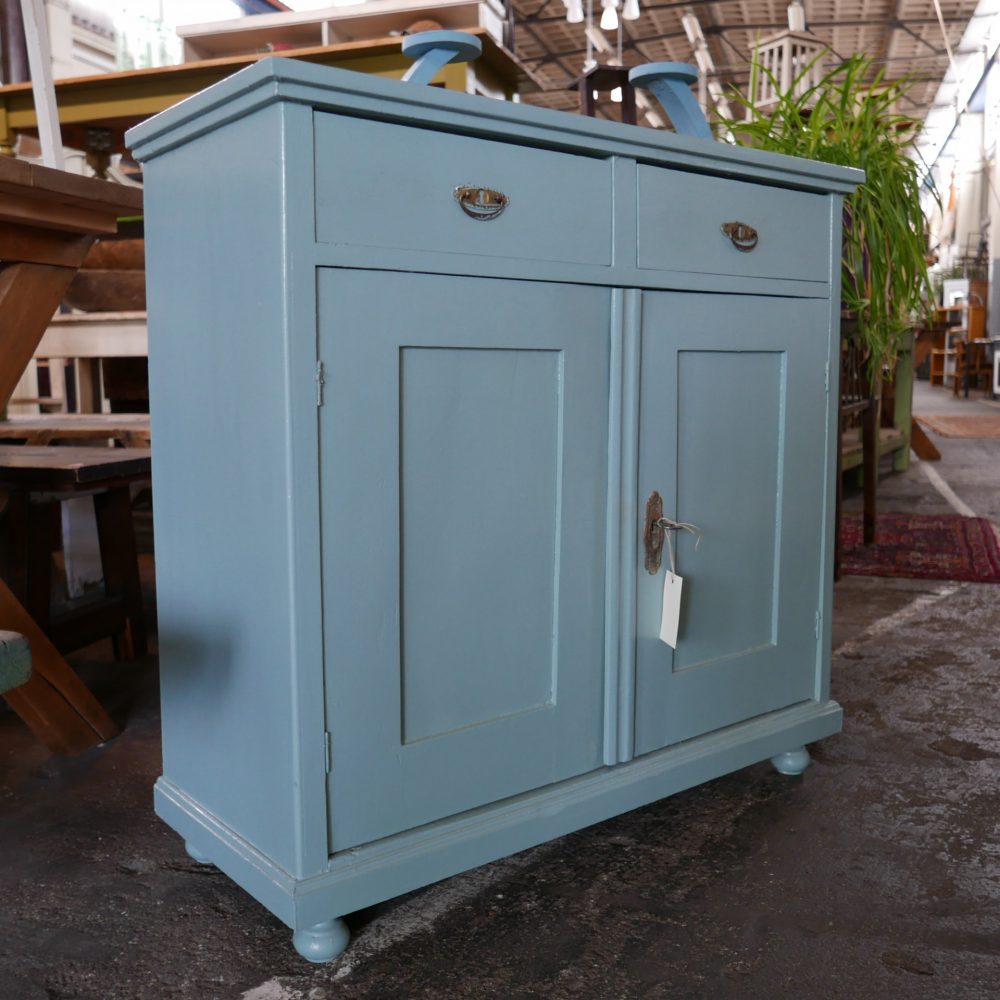 Turquoise commode