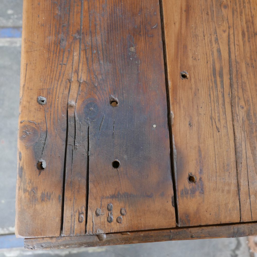 Houten werktafel