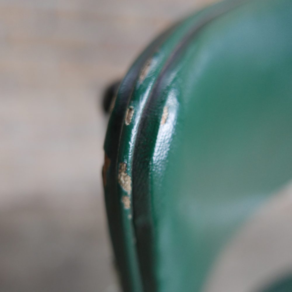 Groene retro stoel