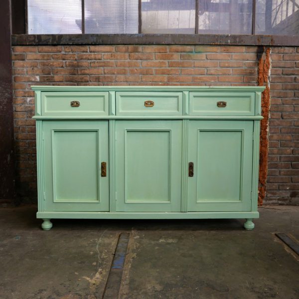 Mintgroen dressoir commode