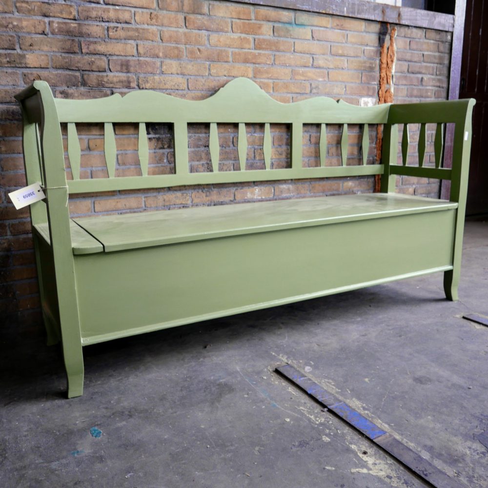 Groene klepbank