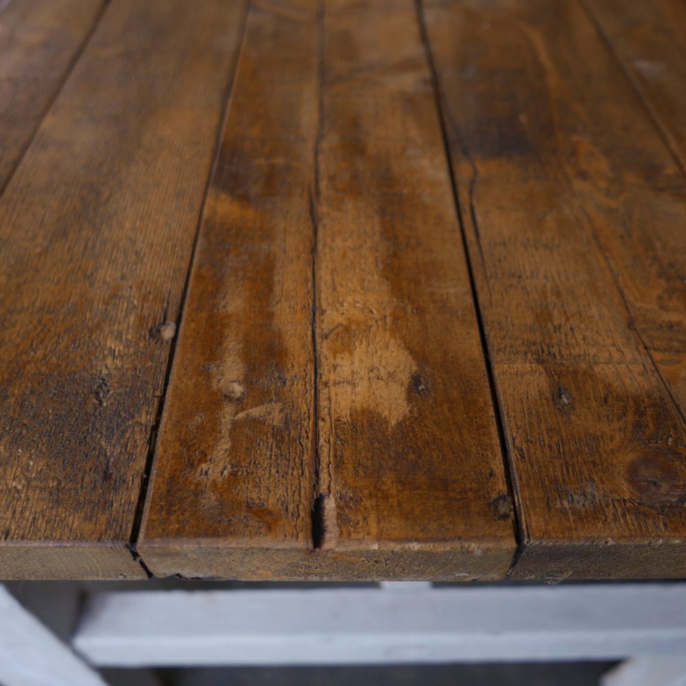 Brocante witte salontafel