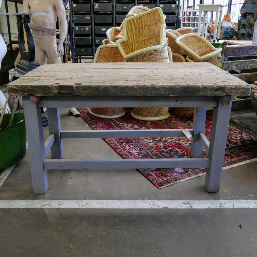Houten werktafel werkbank