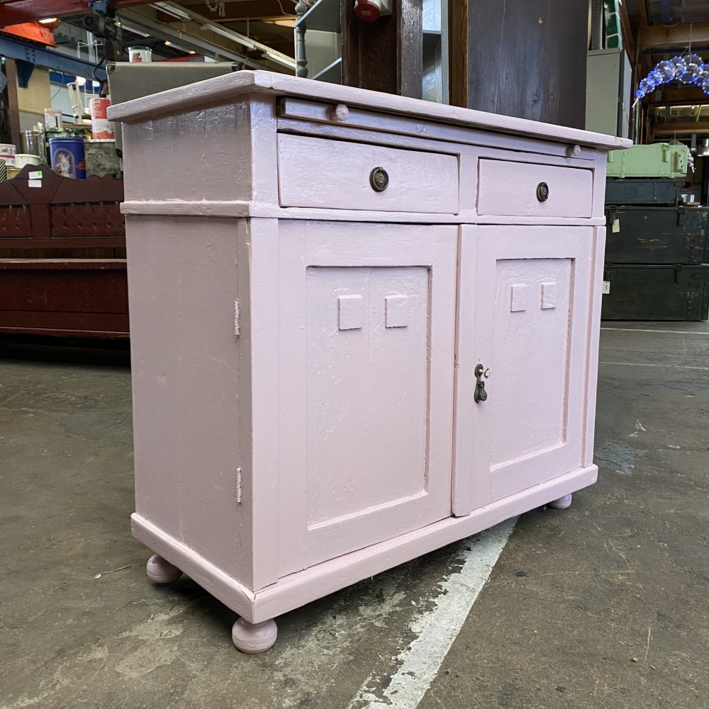 Roze commode onderkast