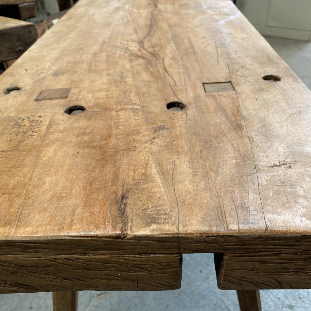 Houten slachttafel