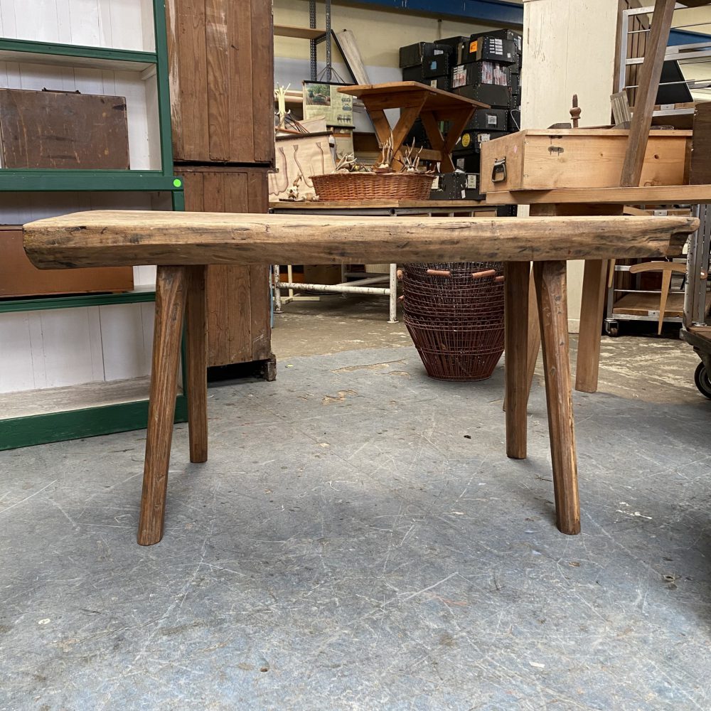 Houten slachttafel