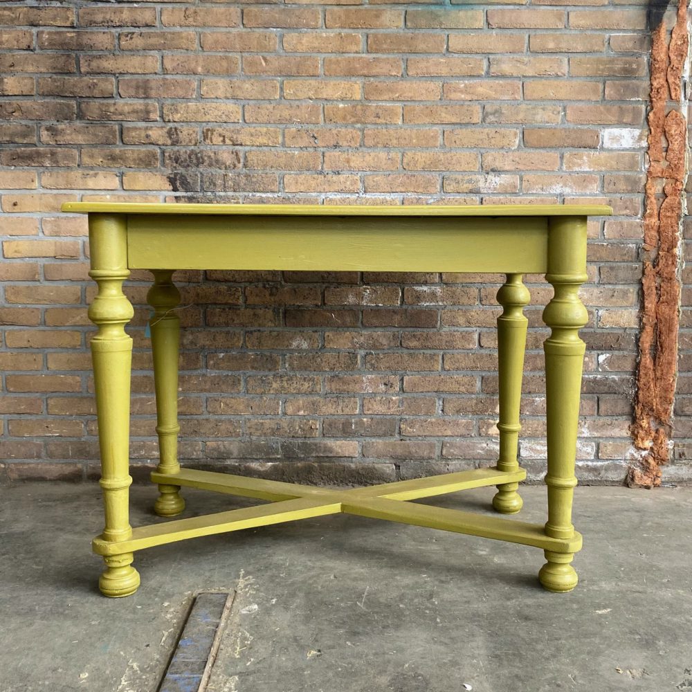 Groene eettafel