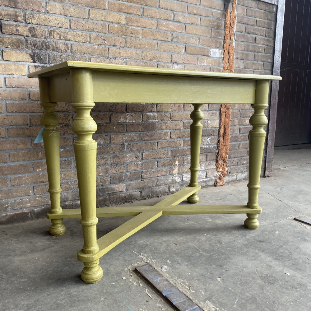 Groene eettafel