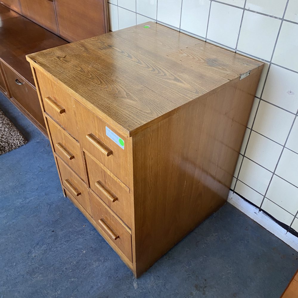 Houten archiefkast ladekast