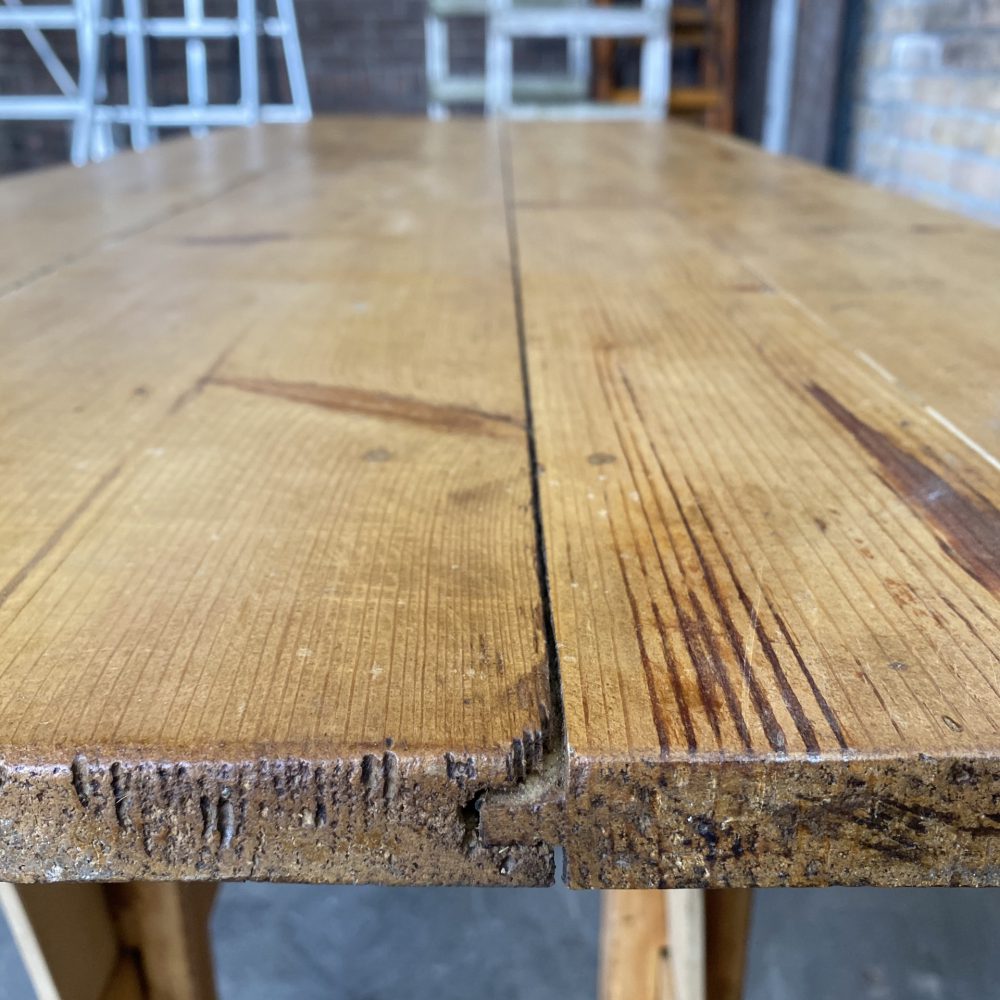 Houten werktafel eettafel