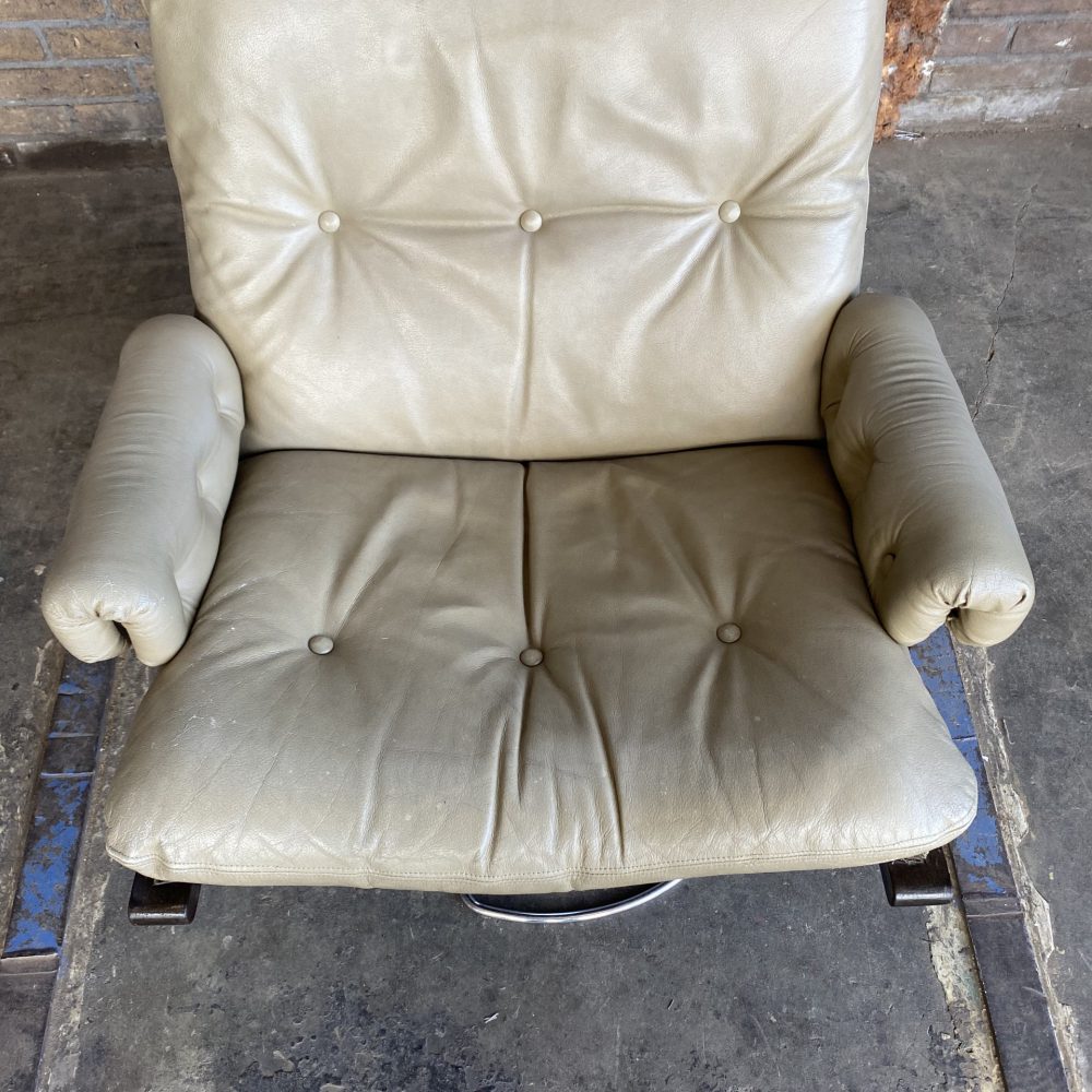 Leren draaifauteuil draaistoel