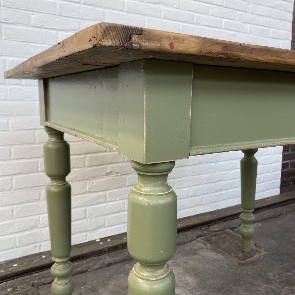 Groene eettafel