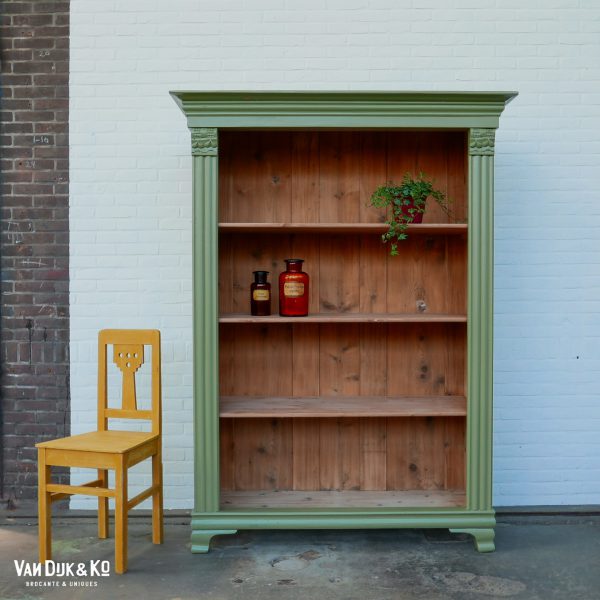 groene boekenkast