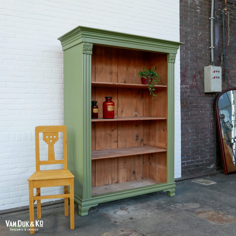 groene boekenkast