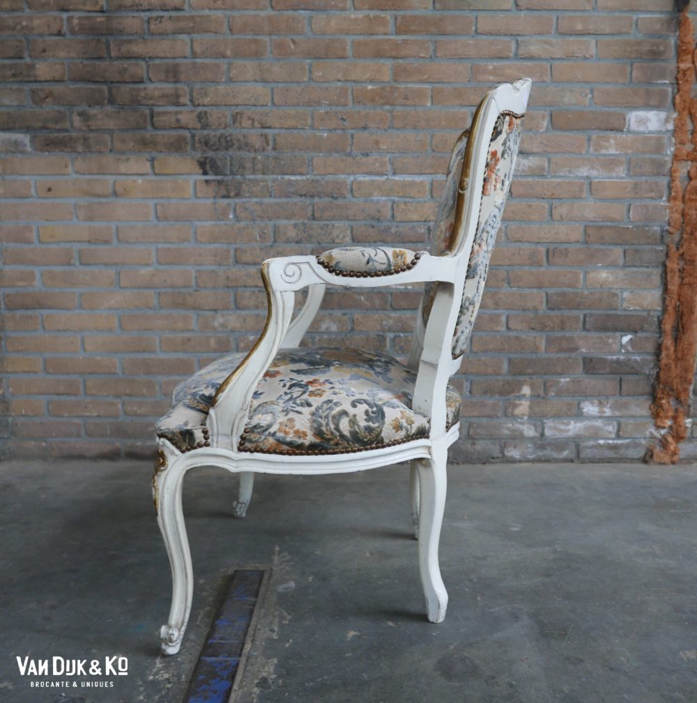 Barok stoel fauteuil Louis XV