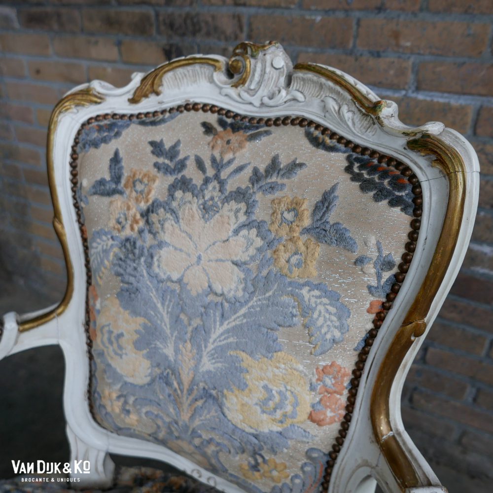 Barok stoel fauteuil Louis XV