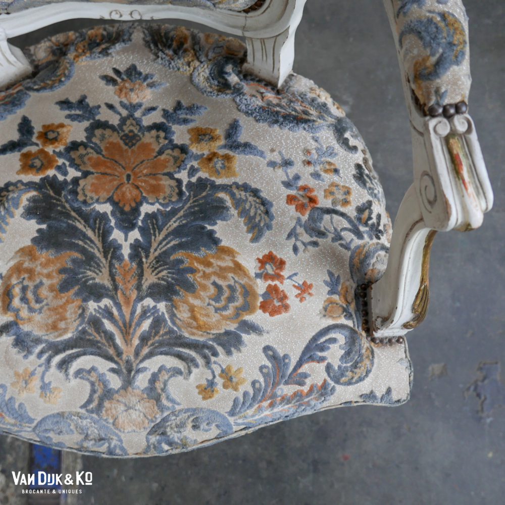 Barok stoel fauteuil Louis XV