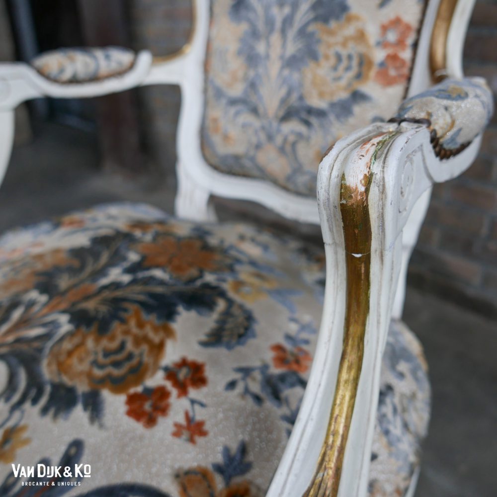 Barok stoel fauteuil Louis XV