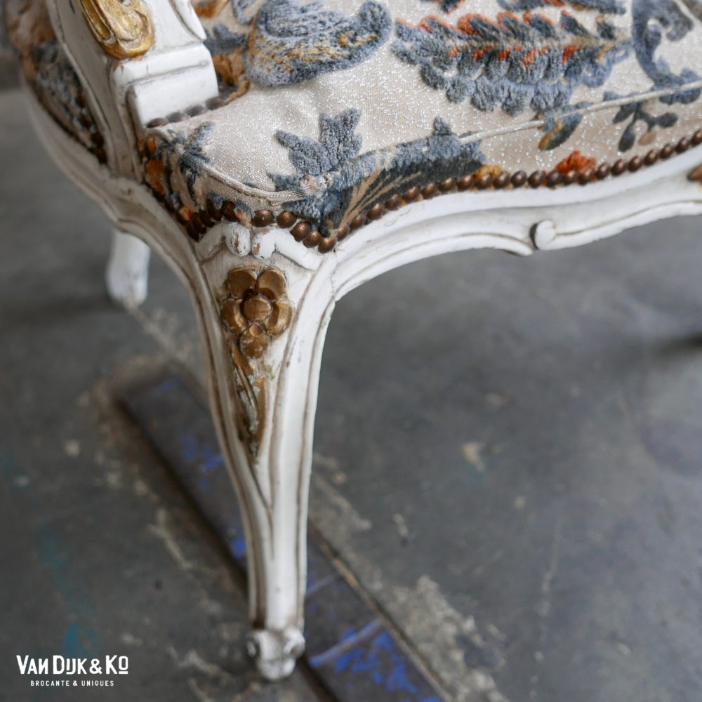 Barok stoel fauteuil Louis XV