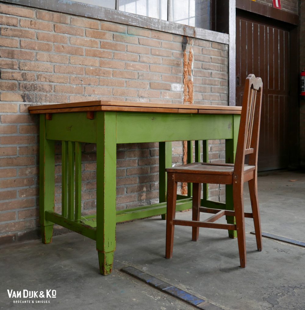 Groene eettafel