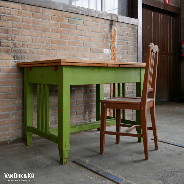 Groene eettafel