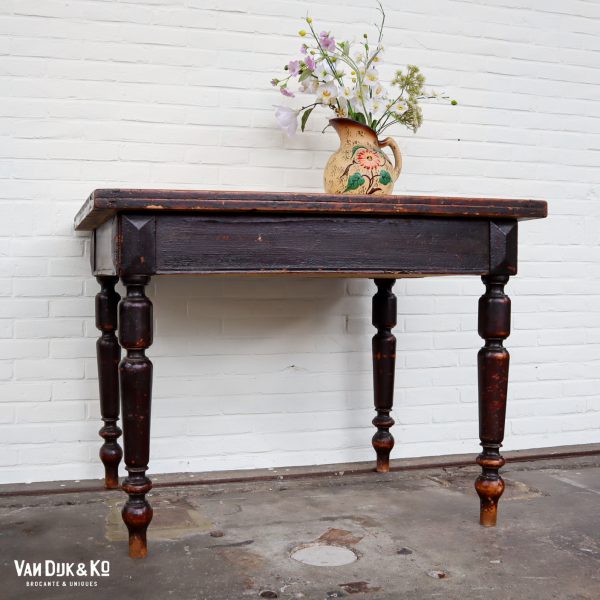 Brocante houten tafel