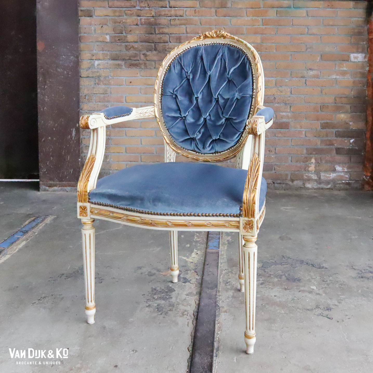 Kruiden Yoghurt erts Vintage barok stoel » Van Dijk & Ko