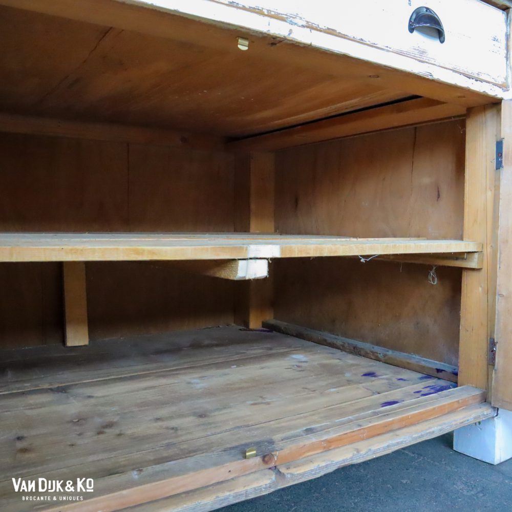 Brocante houten toog