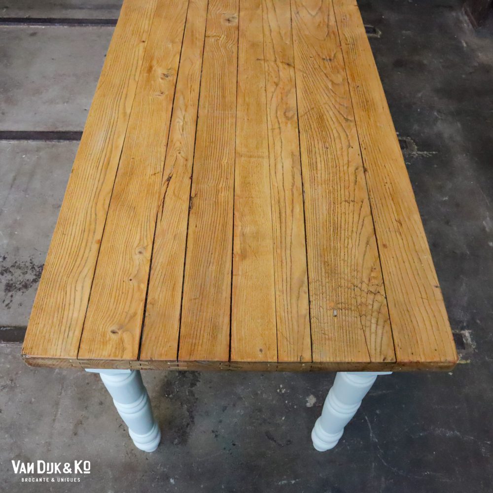 Houten eettafel - Afbeelding 3