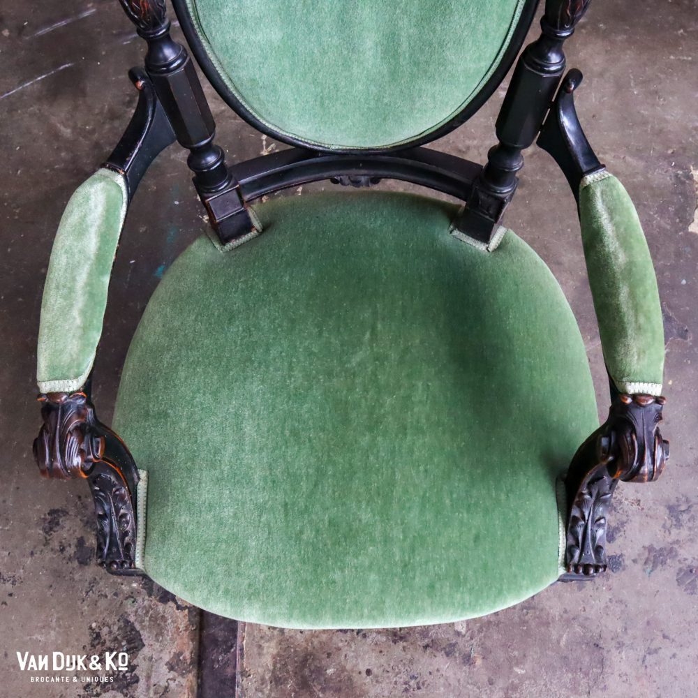 Vintage barok stoel - Afbeelding 4