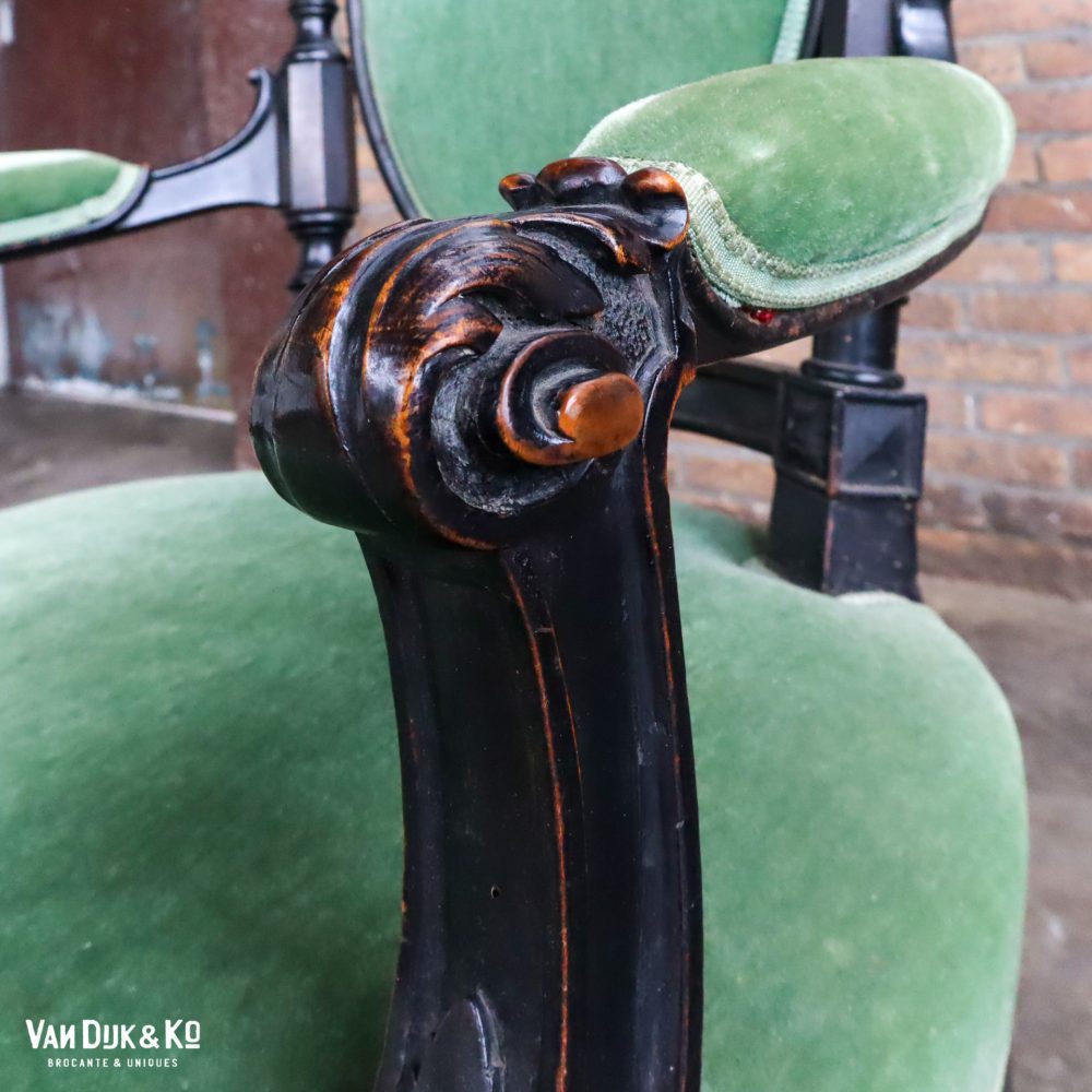 Vintage barok stoel - Afbeelding 5