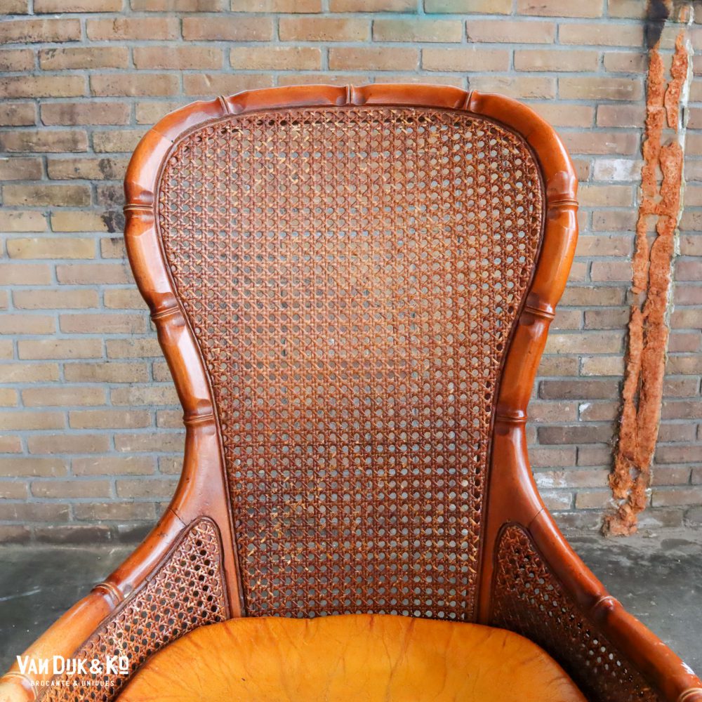 Vintage webbing stoel - Afbeelding 4