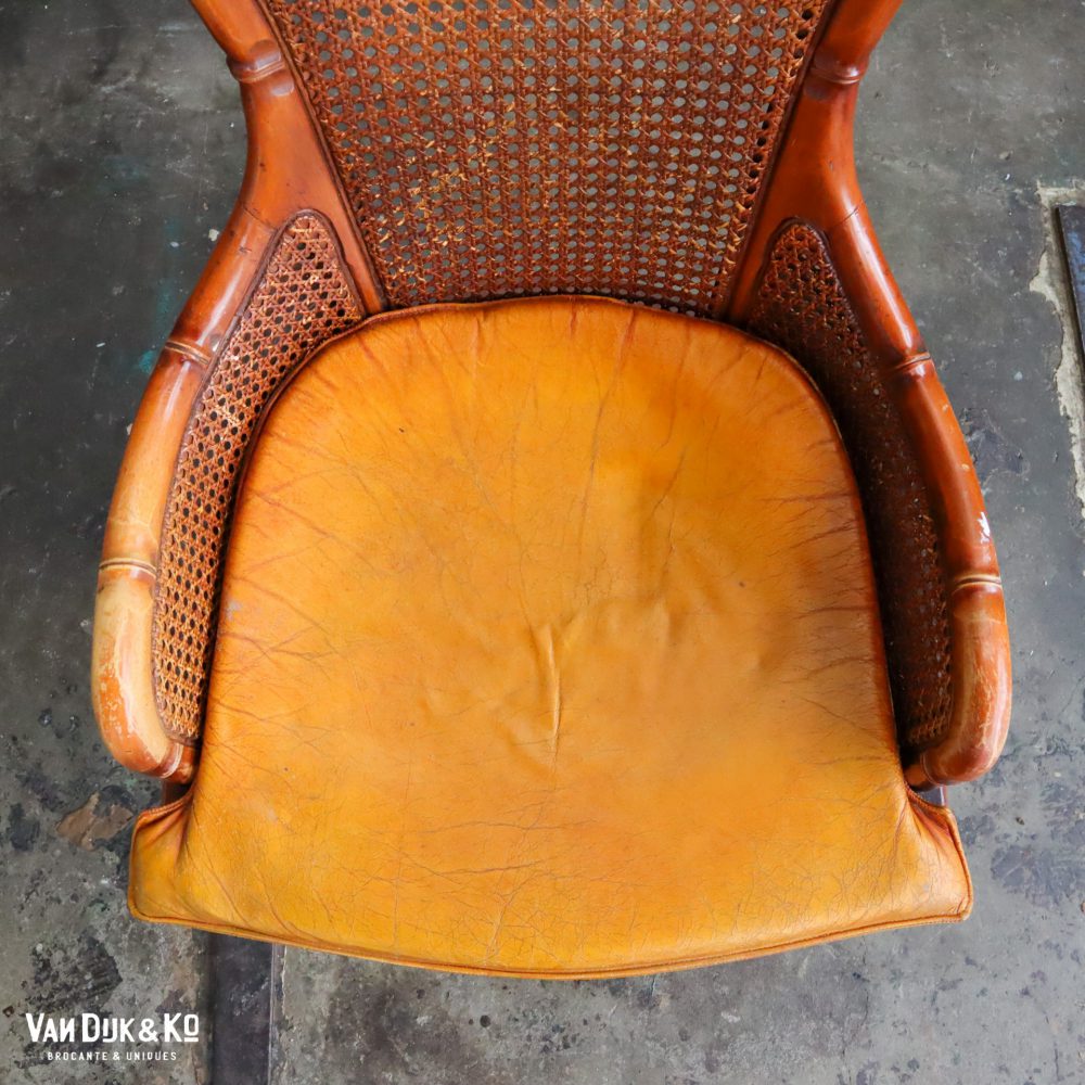 Vintage webbing stoel - Afbeelding 5