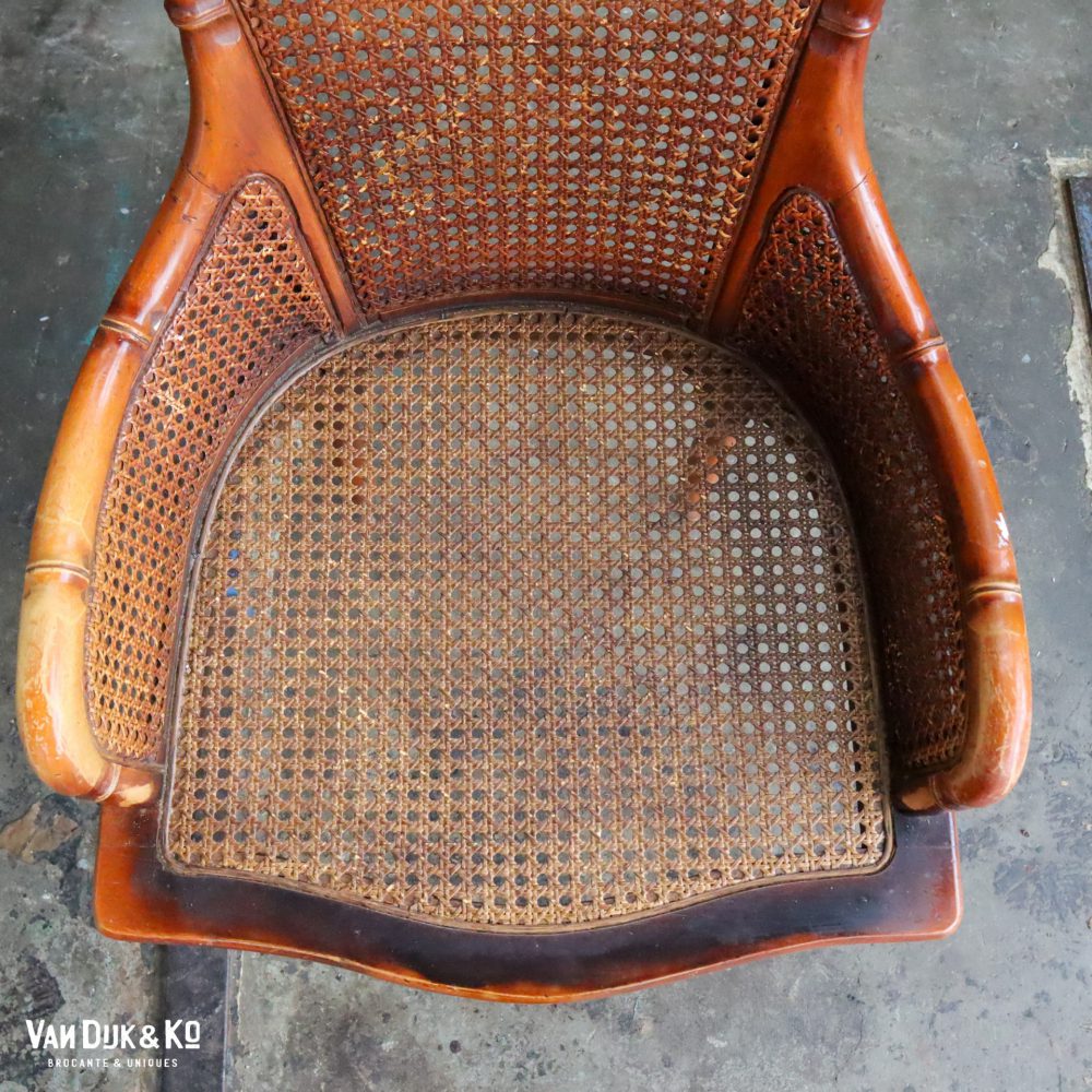 Vintage webbing stoel - Afbeelding 6