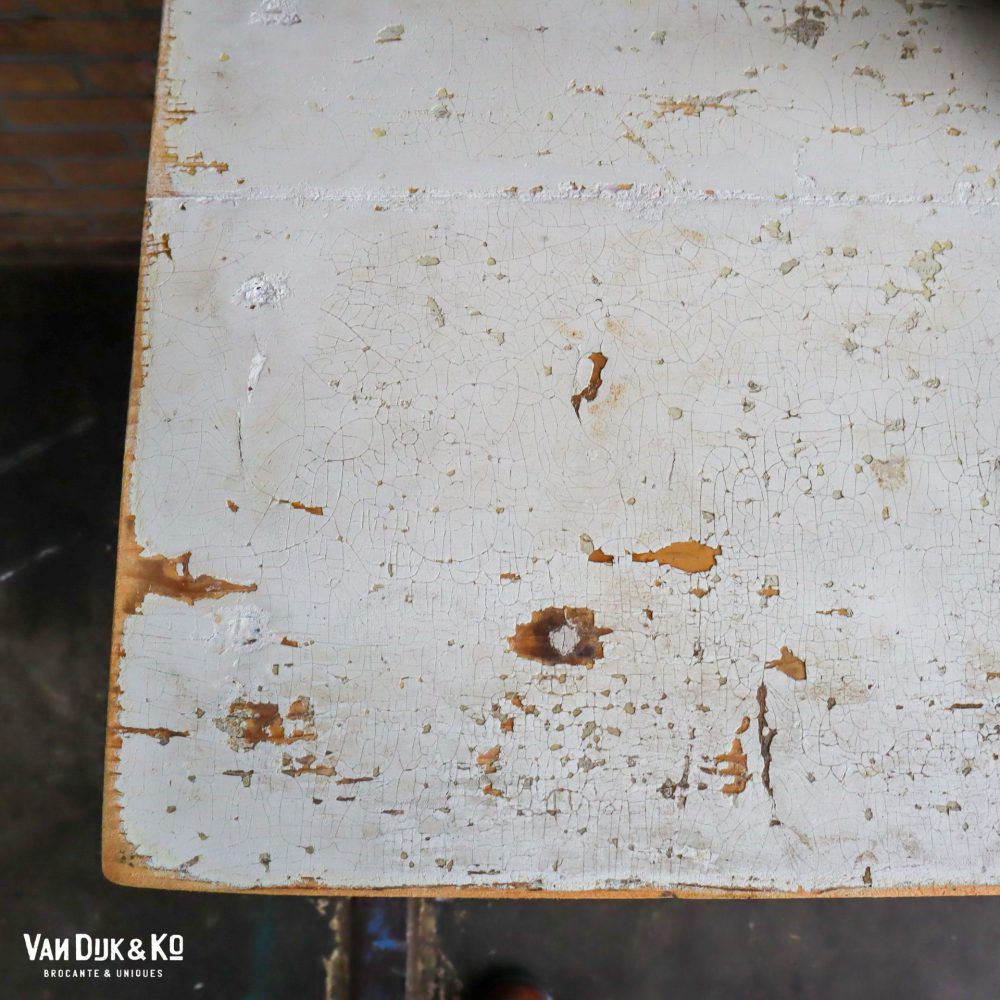 Brocante witte kastje - Afbeelding 5