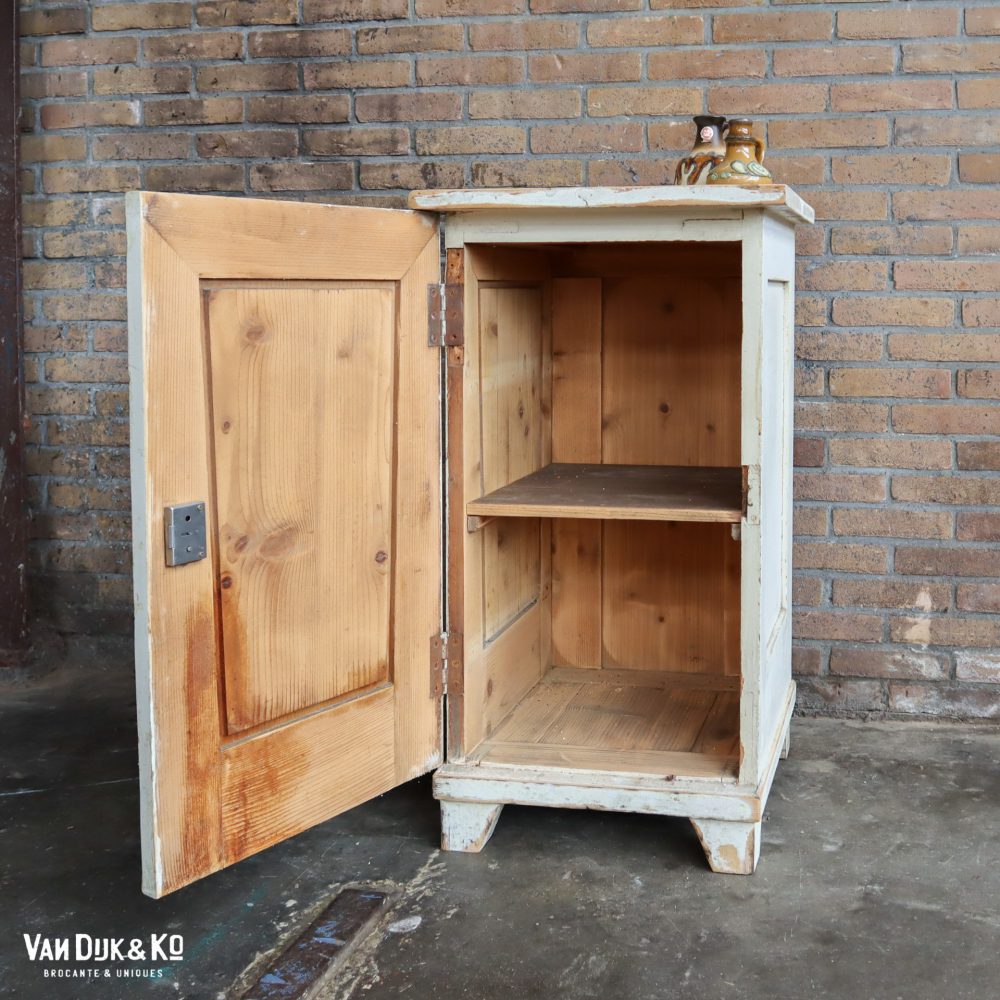 Brocante witte kastje - Afbeelding 3