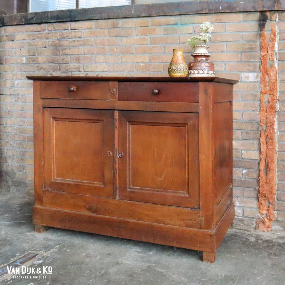 Vintage houten dressoir