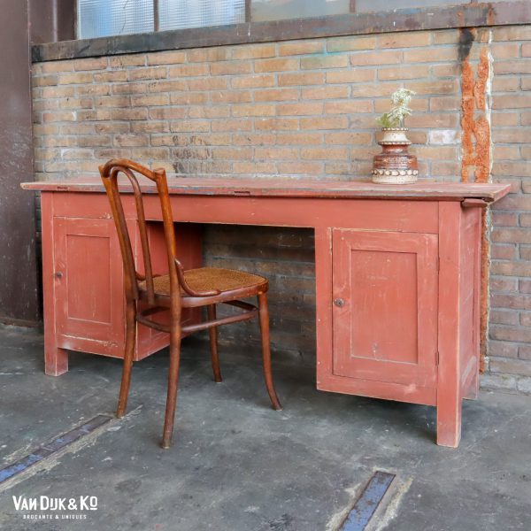 Brocante houten bureau