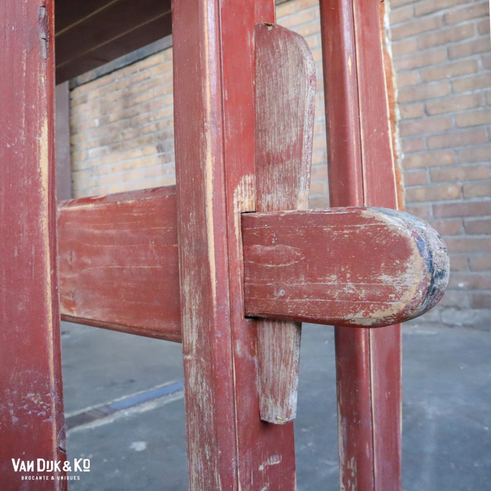 Brocante houten tafel - Afbeelding 6