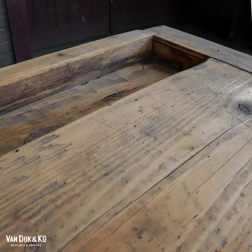Vintage houten werkbank - Afbeelding 10