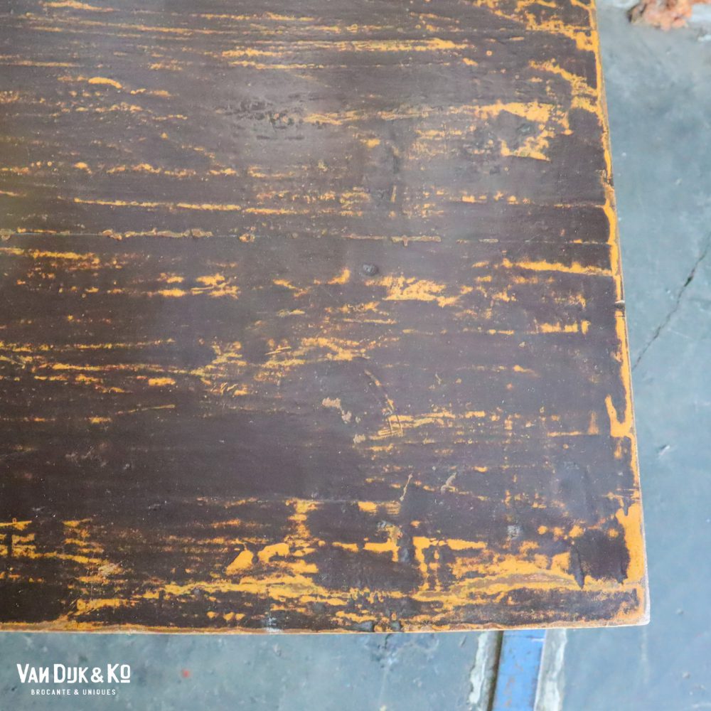 Brocante houten tafeltje - Afbeelding 4