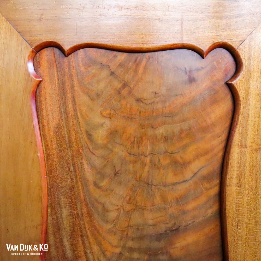 Vintage Biedermeier linnenkast - Afbeelding 6