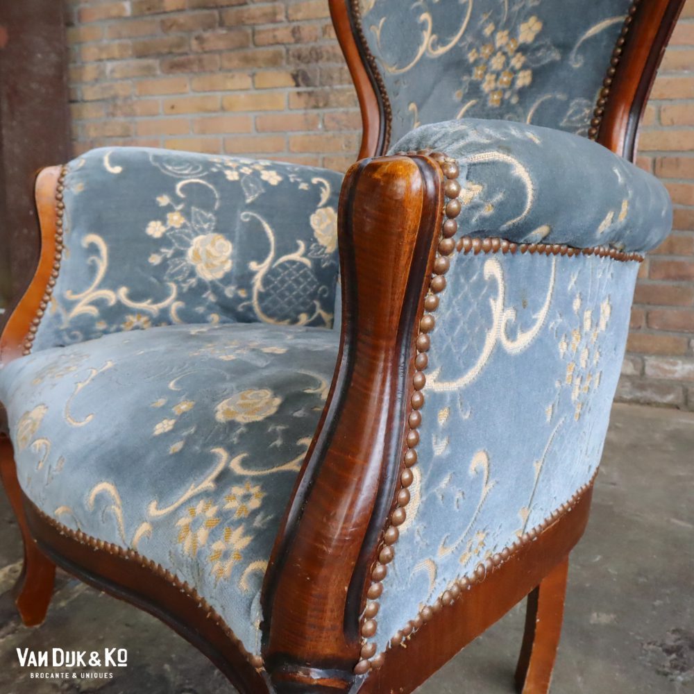 Vintage barok stoel - Afbeelding 7