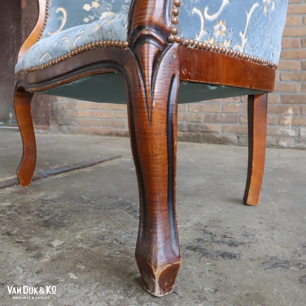 Vintage barok stoel - Afbeelding 8