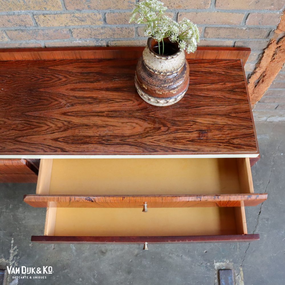 Vintage dressoir met spiegel - Afbeelding 5