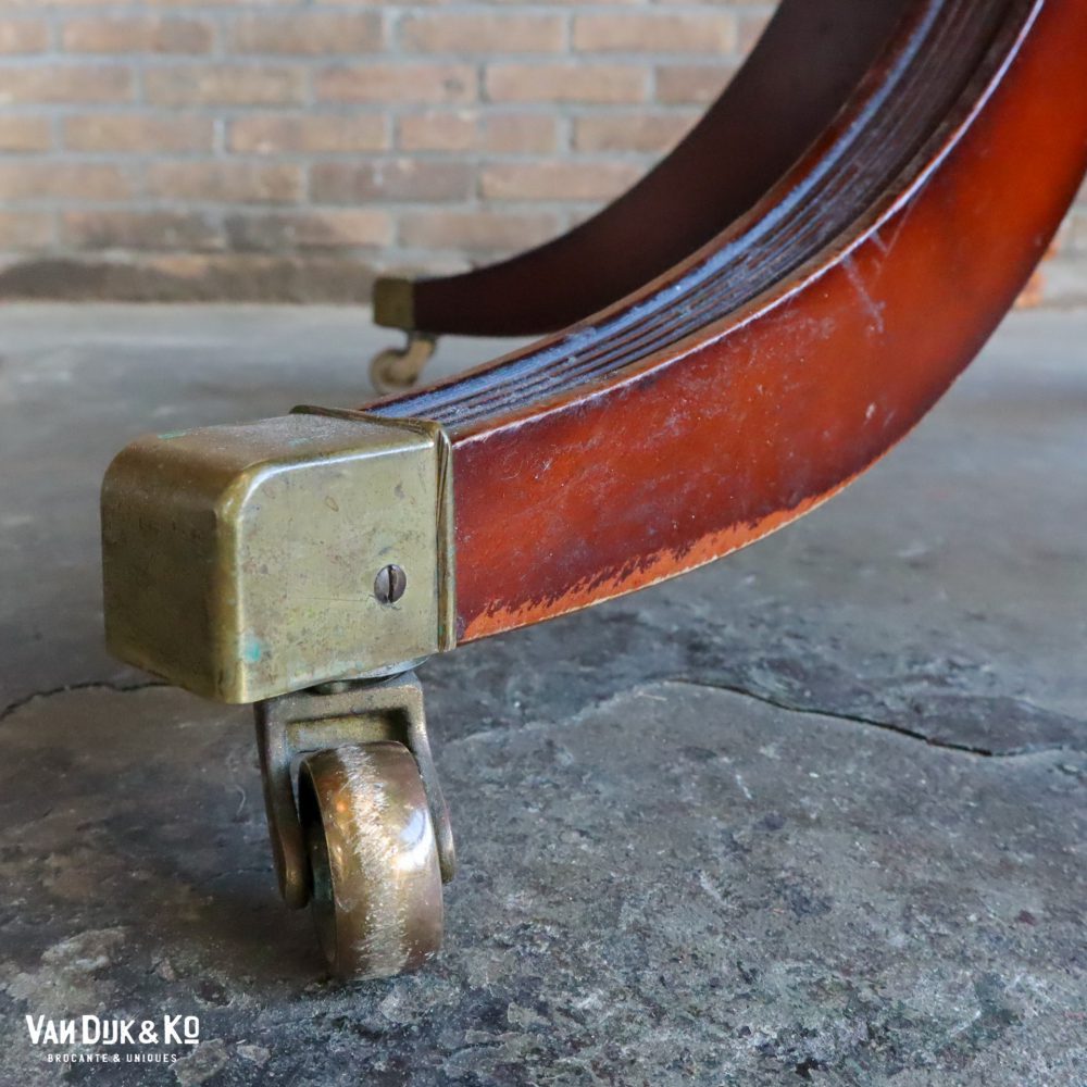 Uitschuifbare vintage tafel - Afbeelding 8