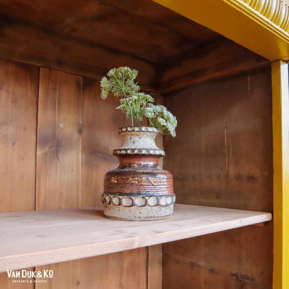 Brocante boekenkast met lades - Afbeelding 4