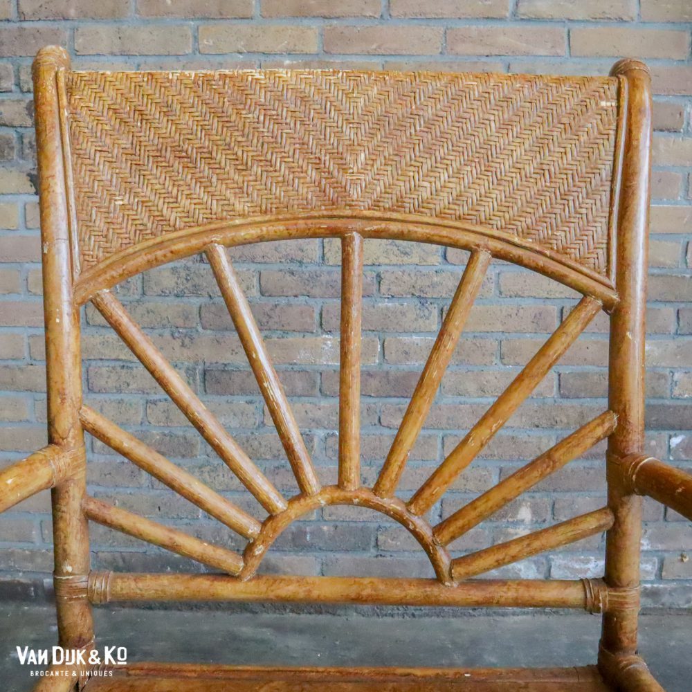 Vintage rotan stoel - Afbeelding 6