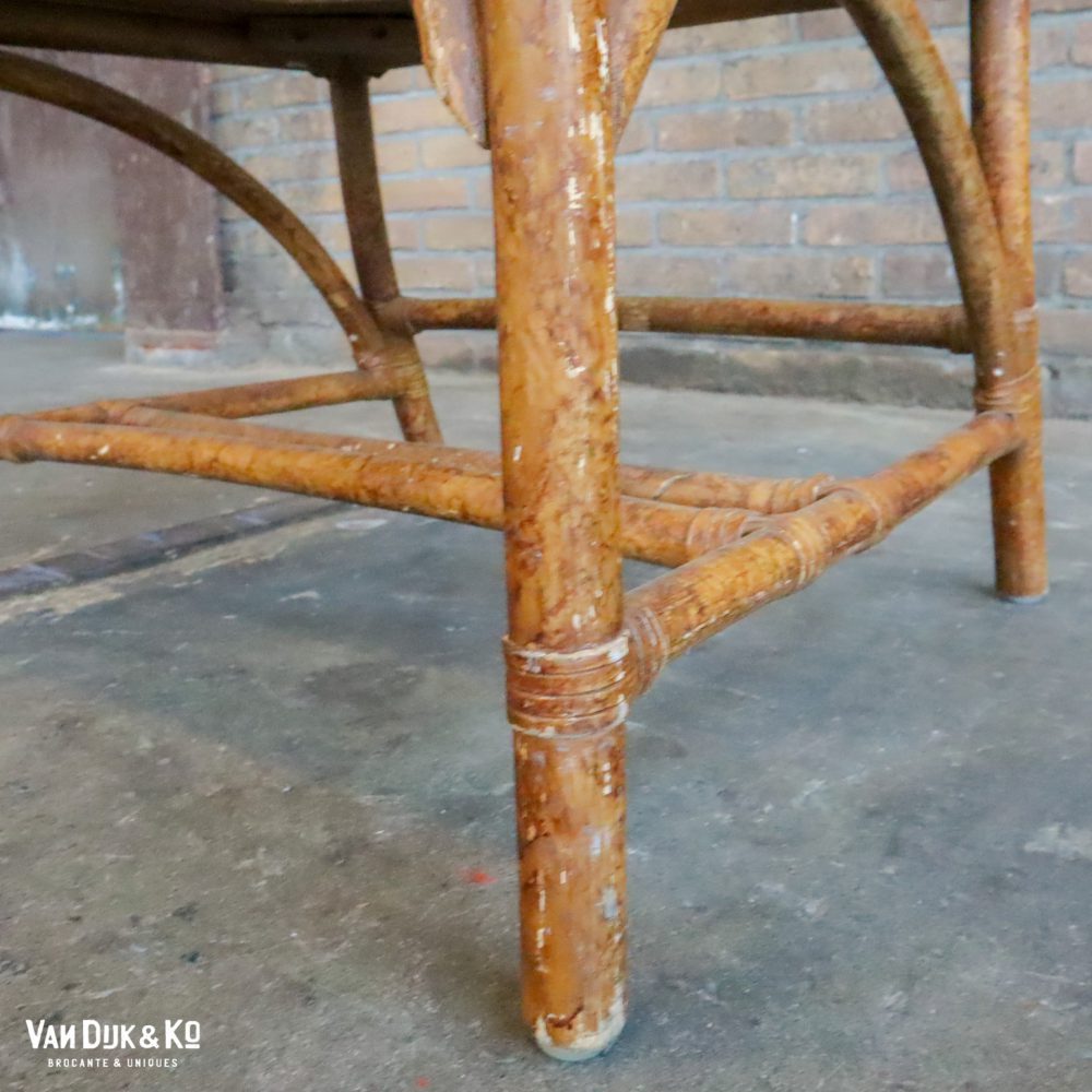 Vintage rotan stoel - Afbeelding 7
